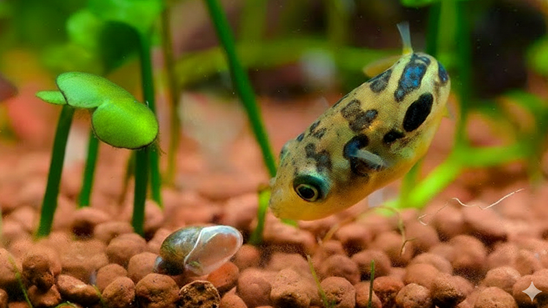 O aquarista responsável adapta a dieta conforme a espécie e o ambiente do aquário.