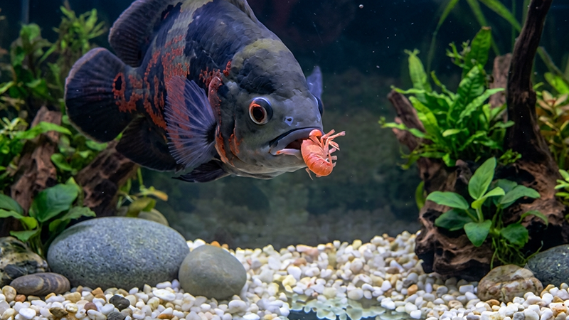 Peixe com pele opaca sinalizando deficiência nutricional