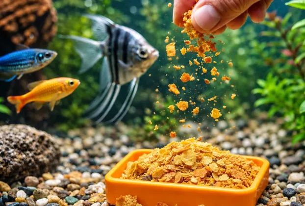 Como alimentar seus peixes da forma correta com ração