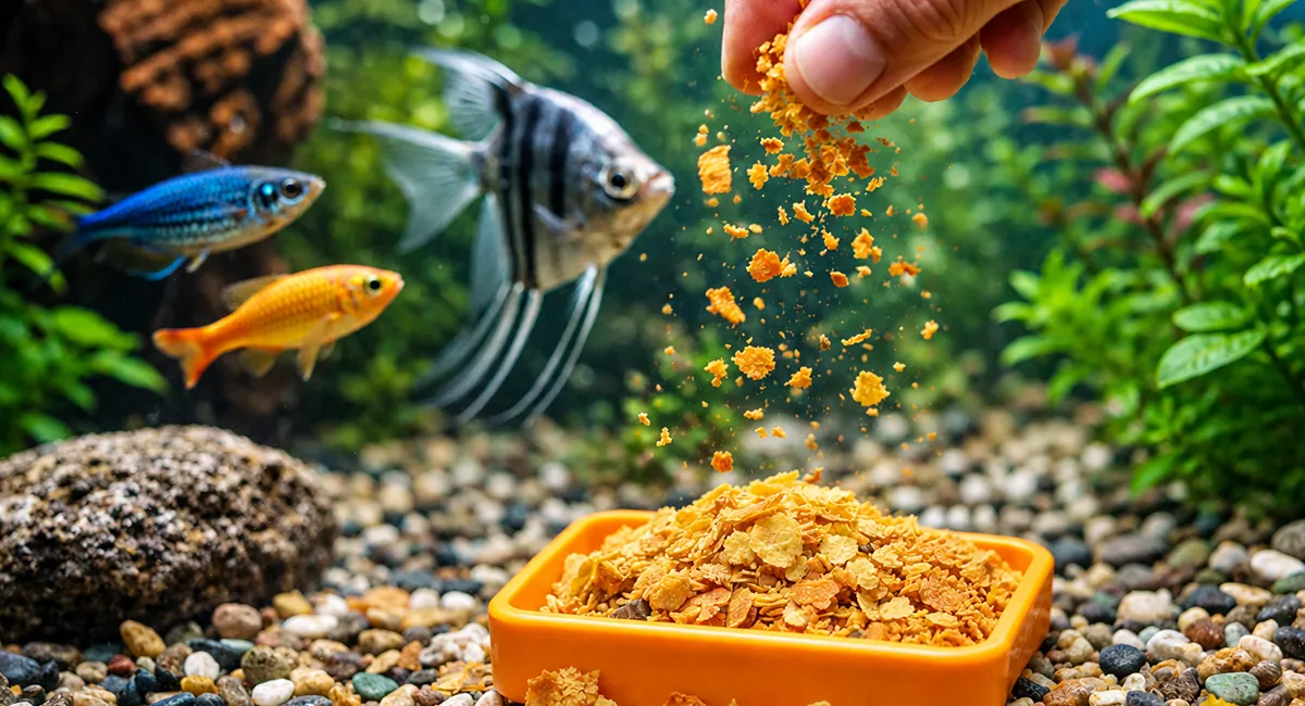 Como alimentar seus peixes da forma correta com ração