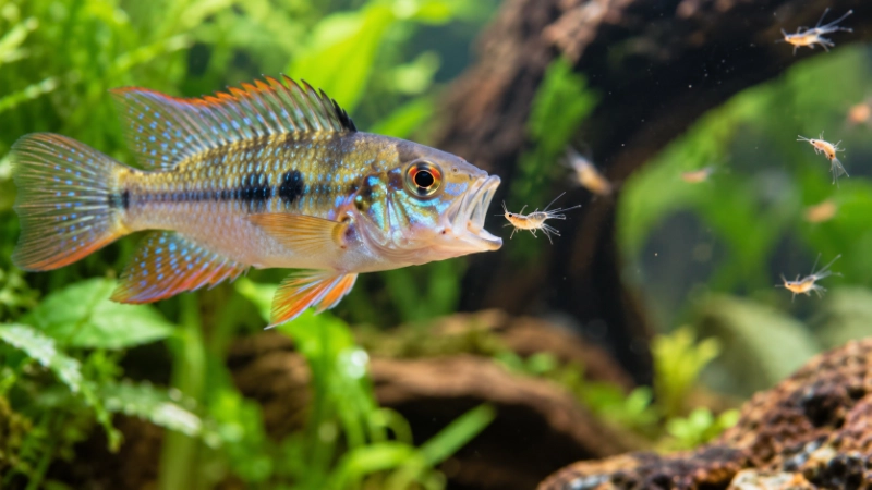 Dieta balanceada para peixes carnívoros