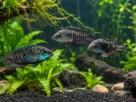 Ração rica em proteína para peixes