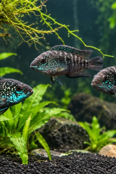 Ração rica em proteína para peixes